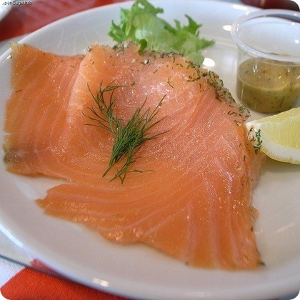 salmon marinado