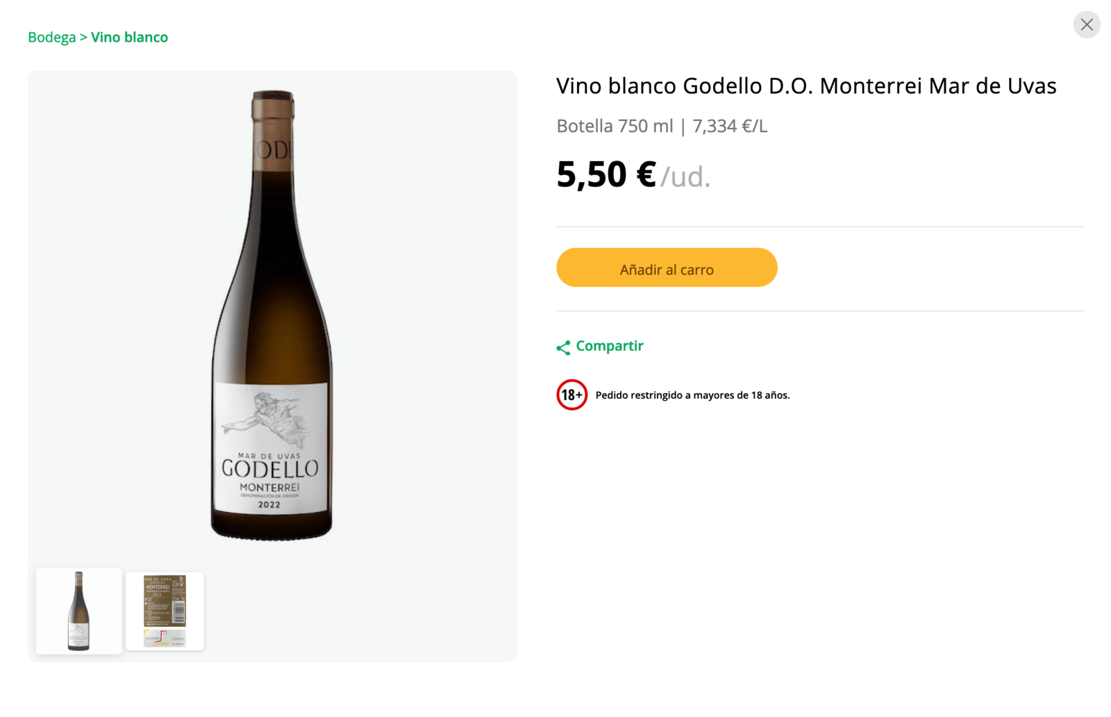 Por qué este vino de Mercadona de 6 euros está siendo un éxito de ventas - Godello