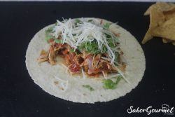 Tacos de tinga de pollo, auténtica receta mexicana