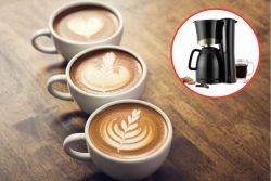 Bombazo en Alcampo con su cafetera que prepara 10 tazas de cafés en muy poco tiempo