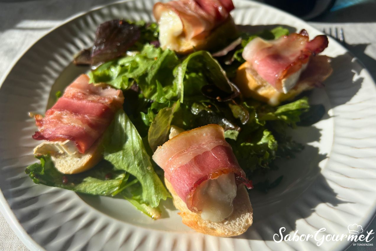 Ensalada de queso de cabra a la francesa