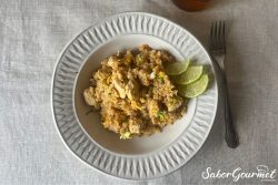 Arroz chaufa con pollo – Salteado de arroz peruano