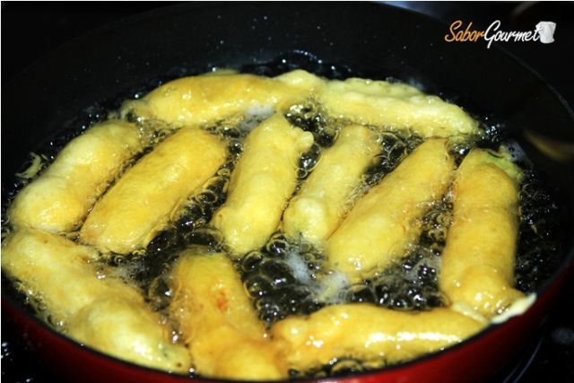 berenjenas tempura sarten