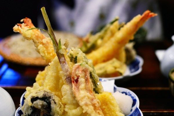 Cocina japonesa tempura 