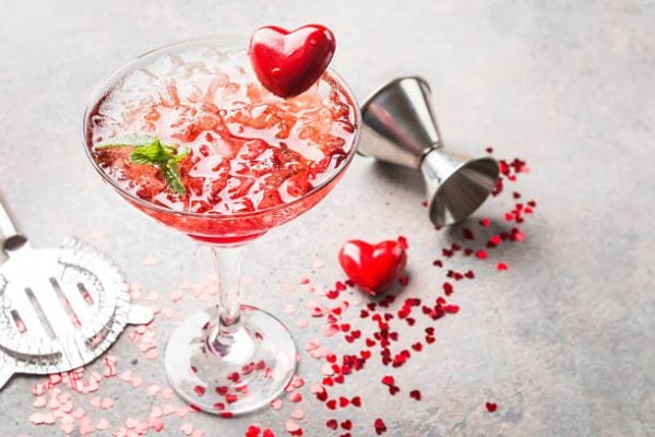 Cocktails para san valentin 1 