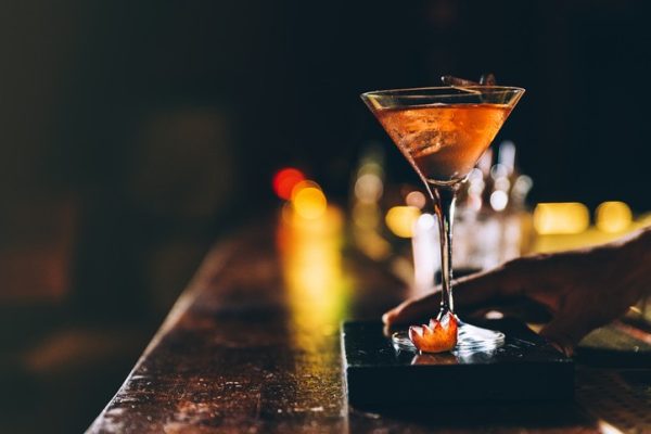Cocktails para san valentin copa 
