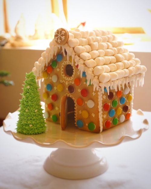 Casa de galletas de Navidad
