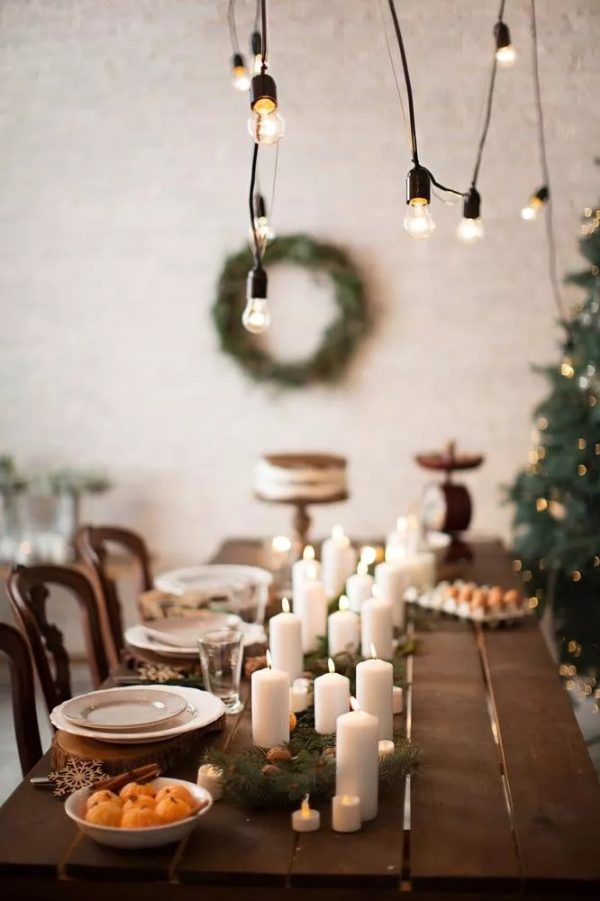 Ideas para decorar la mesa de navidad 6 