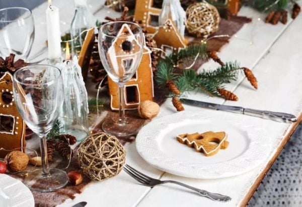 Ideas para decorar la mesa de navidad 9 