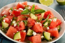 La ensalada de sandia 