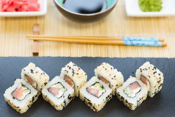 Mejores recetas sushi salmon pepino