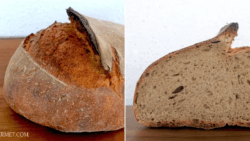 Cómo hacer pan con masa madre. Pan fácil