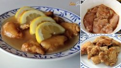 Pechuga de pollo al limón estilo chino