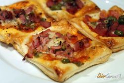 Mini pizzas de hojaldre