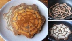 Tortitas de telaraña para Halloween