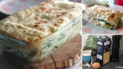 Lasaña de espinacas y ricotta