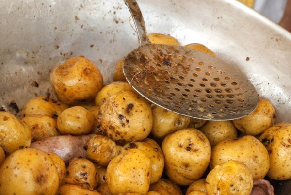 Cocinando patatas
