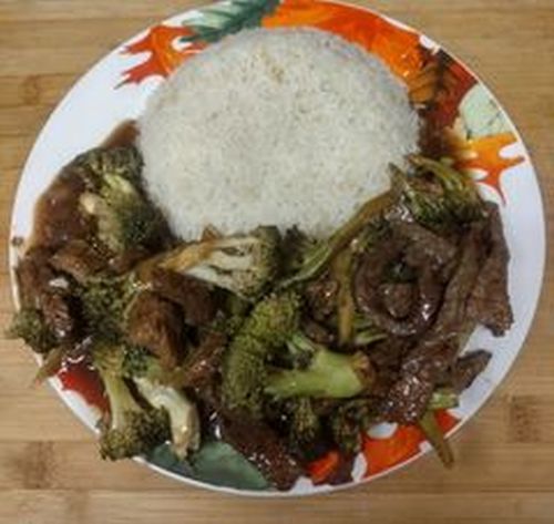 Brócolis con arroz