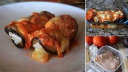 Cena rápida y sana para todos: Rollitos de berenjena con jamón y queso