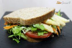 Sandwich vegetal, rápido y espectacular