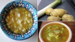 Sopa de puerros y patatas