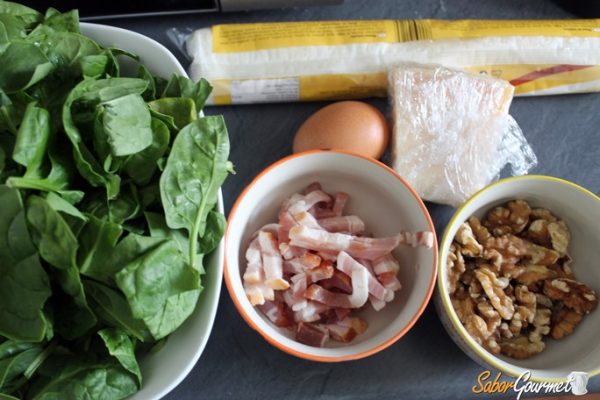strudel-espinacas-ingredientes
